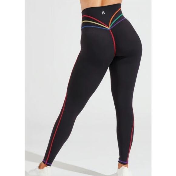 Buffbunny Collection Pants - Buffbunny Pride Rainbow Legacy Leggings Butt Shaping Small